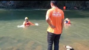 Geger Katanya Ada Warga Terjun di Jembatan Cirahong, Polisi dan BPBD Ciamis Sisir Sungai Citanduy
