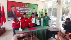 Kejar Rekomendasi Pilkada 2024, PDIP dan PPP Kota Banjar Sepakati MoU