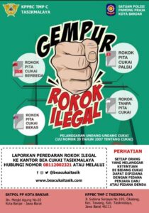 Satpol PP Kota Banjar Gempur Rokok Ilegal