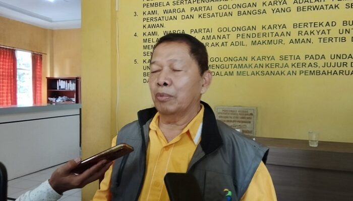 Plt Ketua Golkar Banjar Minta Kader Tak Terprovokasi Oleh Isu Keluarnya Walikota Banjar dari Partai Golkar