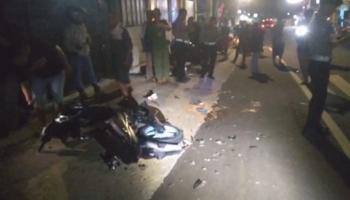 Motor VS Motor di Kota Banjar, Anggota Polisi dan Dua Orang Luka Parah