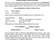Pengadilan Negeri Banjar Kelas II Lakukan Pemanggilan Tergugat Sidang Perkara Perdata