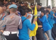 Tuntut Janji Politik, Aksi Mahasiswa di Kota Banjar Diwarnai Ketegangan