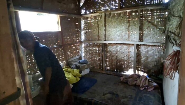 11 Jiwa Hidup di Rumah Semi Permanen Tidak Layak Huni di Kota Banjar