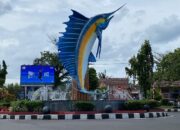Patung Ikan Marlin Pangandaran Tampil Lebih Menawan Sambut Libur Nataru 2026