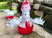 Kreatif, IRT di Pangandaran Sulap Galon Bekas Jadi Pot Bunga Angsa