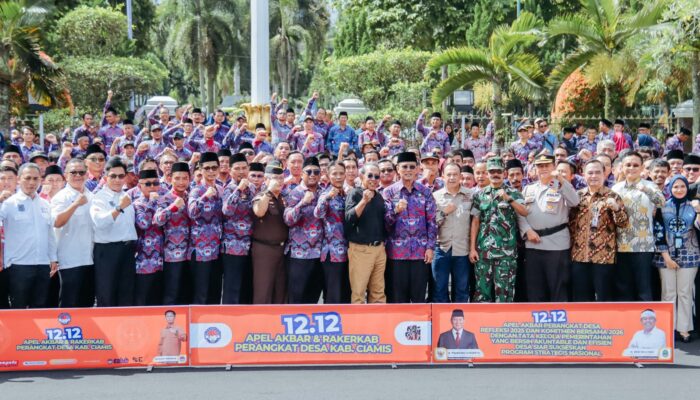 Tingkatkan Pelayanan Publik, Bupati Ciamis Pimpin Apel Akbar PPDI