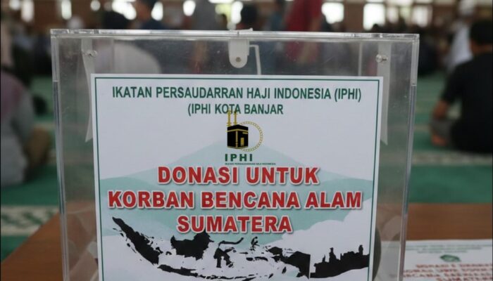 IPHI Kota Banjar dan BKMM Donasi Puluhan Juta Rupiah dan 300 KG Pakaian untuk Korban Bencana Sumatera