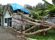 Hujan dan Angin Kencang Rusak Belasan Rumah di Pangandaran