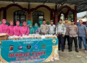 Ramadan Penuh Berkah, Polsek Sidamulih Pangandaran Tebar Takjil bagi Pengendara