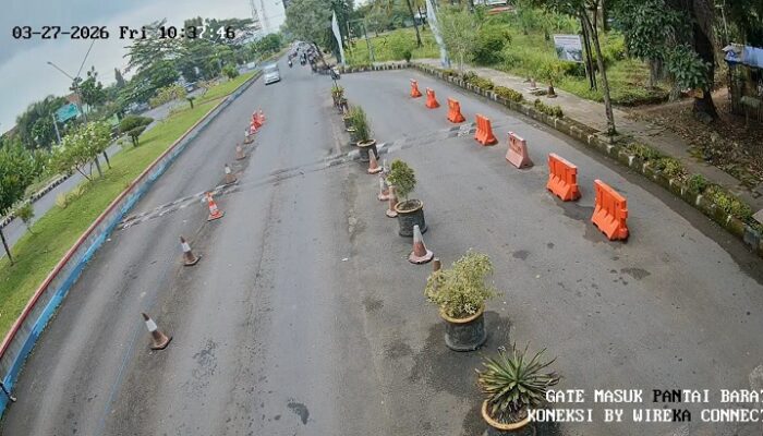 CCTV Live Pantai Pangandaran Dibuka Jelang Lebaran, Wisatawan Bisa Pantau Kepadatan