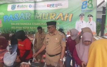 Walkot Tinjau Pasar Murah Ramadan di Kecamatan Banjar