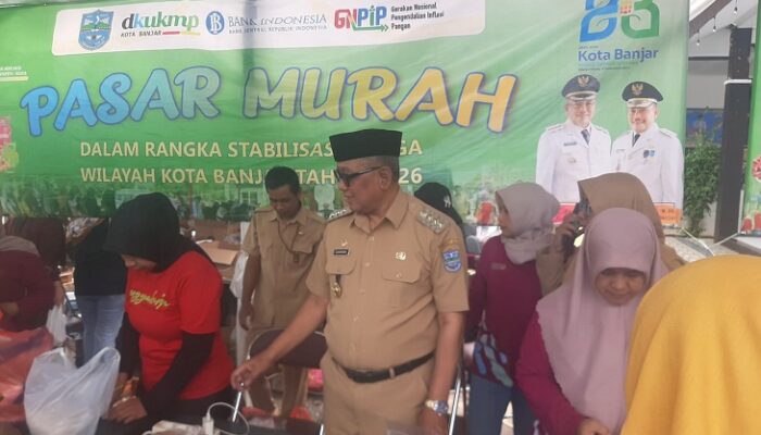 Walkot Tinjau Pasar Murah Ramadan di Kecamatan Banjar