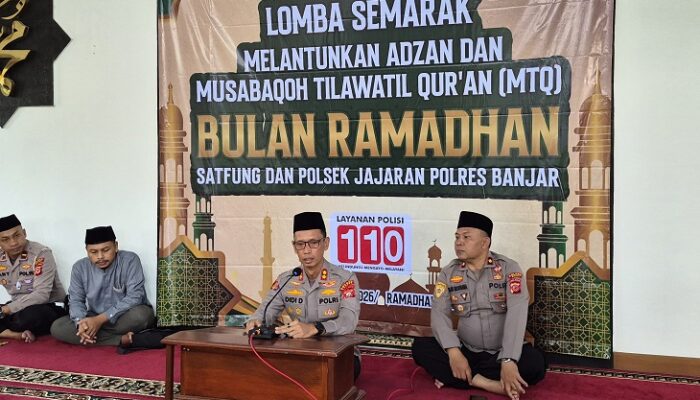 Ramadhan, Polres Banjar Adakan Lomba Adzan dan Tilawah Al-Qur’an