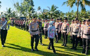Jelang Lebaran, Polres Pangandaran Gelar Apel Pasukan Operasi Ketupat Lodaya 2026
