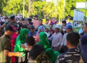 Polisi Militer Pangandaran Bersama Yayasan Mutiara Sunnah Bagikan Ribuan Takjil