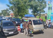 Puluhan Ribu Wisatawan Padati Pantai Pangandaran pada H+1 Lebaran