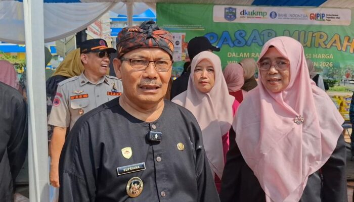 Tekan Inflasi, Dinas KUKMP Kota Banjar Gelar Pasar Murah