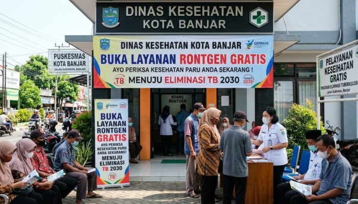 Bebas Penyakit TB 2030, Dinas Kesehatan Kota Banjar Buka Layanan Gratis Rontgen