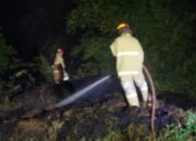 Limbah Serabut Kelapa Terbakar, Warga Ciamis Panik