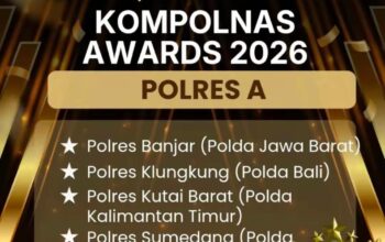 Polres Banjar Masuk 5 Besar Kompolnas Awards 2026 Kategori Polres A