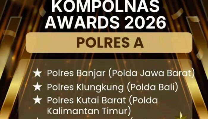 Polres Banjar Masuk 5 Besar Kompolnas Awards 2026 Kategori Polres A