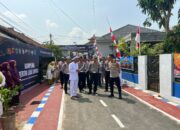 Ditlantas Polda Jabar Resmikan Kampung Tertib Lalu Lintas di Raharja Banjar.