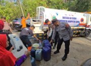 14 Ribu Jiwa Alami Kekeringan, Polres Ciamis Salurkan Air dan Buat Sumur Bo